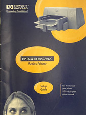 HP DeskJet 695C/697C Series Printer Setup Guide Manual Only picture
