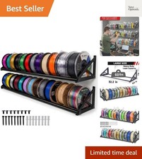 2 Pcs [LARGE] 3D Printer Filament Storage Rack, Filament Rack Wall Mount, 3D ... picture