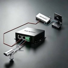 POEPLUS Industrial PoE Splitter 2.5G 12V/24V 30/60/90W Isolated PD1225W-GL picture