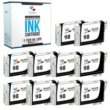 CMYi 10PK Epson Black 98 Ink Cartridge Replacement for Artisan 700 710 725 730 picture