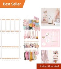 Portable Hair Accessories Organizer for Girls - Stylish Wall Decor Solution picture