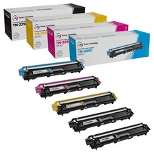 LD Compatible Brother TN221/TN225 5PK: 2 TN221BK/1 TN225C/1 TN225M/1 TN225Y picture