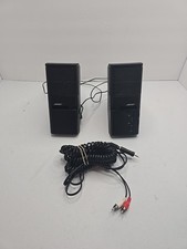 Bose MediaMate Computer Speaker Pair W/ AC Adapter Tested & Works Sounds Great picture