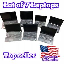 Lot of 7 Asus Lenovo ThinkPad Dell  NO HD/AC For Parts AS/IS Technician Special picture