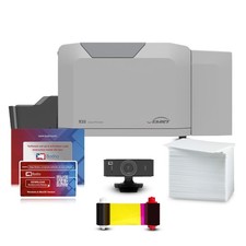 Bodno Seaory S28 Dual Sided ID Card Printer & Complete Supplies  - Gold Edition picture