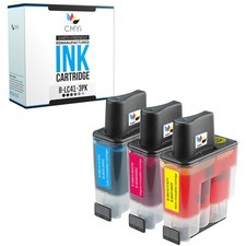 CMYi Black Color Ink Lot fits Brother LC41 Cartridges for DCP Intellifax MFC picture
