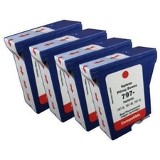 4PK 797-0 797-M 797-Q Red Compatible Ink Cartridge For Pitney Bowes K700 K7M0 picture