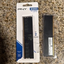 PNY DDR5 8GB 2x8GB 5600MHz CL46 Performance Desktop Memory RAM Open Box picture