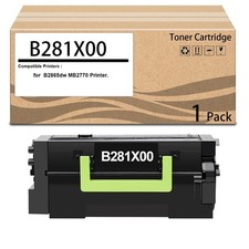 1 Pack B281X00 Black Toner Cartridge Compatible for B2865dw MB2770 Printer. picture