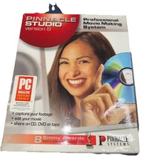 Vintage 2002 Pinnacle Studio Version 8 Video Editing Software Windows98SE + picture