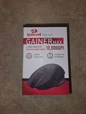 Redragon M656-MAX Gainer Wireless Gaming Mouse 10,000 DPI, 2.4GHz RGB BT picture