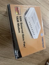 TRENDnet TFM-560X 56K External Data/Fax Modem - Brand New, Sealed in Box picture