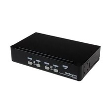 StarTech.com 4-Port USB KVM Swith with OSD - TAA Compliant - 1U Rack Mountabl... picture