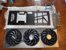(FOR PARTS) Shroud Cooler Radiator Backplate For Inno3D X3 OC RTX 5090 (No PCB) picture