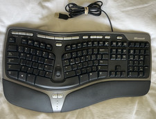Microsoft Natural Ergonomic Keyboard 4000 V1.0 KU-0462 Wired Tested OEM picture