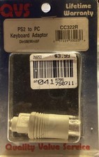 QVS PS2 To PC Keyboard Adaptor Din5M/Mini6F picture