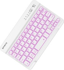 7-Inch Ultrathin (4mm) Wireless Bluetooth Keyboard for iPad Samsung iOS Android picture
