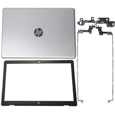 926482-001 For HP 17-BS 17-AK 17G-BR LCD Back Cover +Bezel +Hinges Silver New US picture