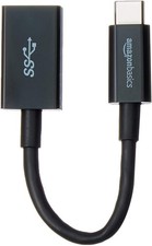 Amazon Basics USB 3.1 USB-C to USB-A Female Adapter Cable Converter, 5Gbps picture