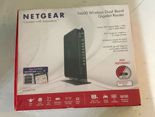 NETGEAR N600 WNDR3700 Dual-Band Gigabit Router, 4-Port, USB 2.0, Black picture