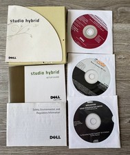 Dell Studio Hybrid Software CD Set Roxio Creator PowerDVD Manuals Bundle picture