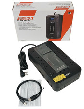 UltraTech 0E-850V8LCD Compact UPS 850VA 12 Grounded Outlets Battery Backup picture