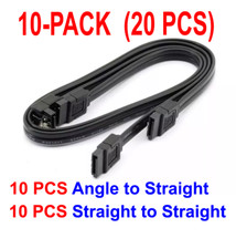 10-Pack ASUS SATA Cable III Angle to Straight and Straight  to Straight picture