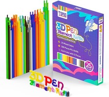 Topus 300Pcs 3D Pen Filament Refills Compatible with 3Doodler Start+ Pen, 25 Col picture