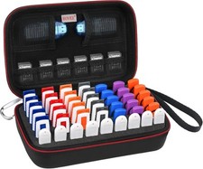BOVKE Flash Drive Case SD Card Holder 48 Slots USB Storage Thumb Black  picture