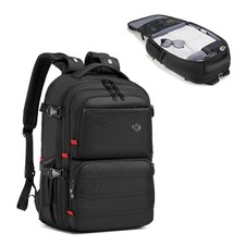CROSSGEAR Travel Carry On Backpack, 40L Expandable Large Laptop Large, Black picture