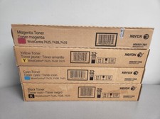 Xerox 7425 Toner Cartridge (Black,Cyan,Magenta,Yellow,4-Pack) in Retail Packagin picture
