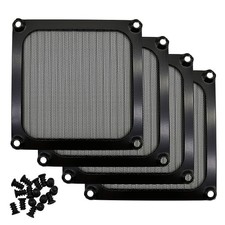 90mm 92mm Computer Fan Filter Grills with Screws, Aluminum Frame Ultra Fine S... picture