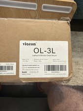 OB Viozon Monitor and Laptop Mount, 2-in-1 Adjustable Dual Arm Desk Mounts OL-3L picture