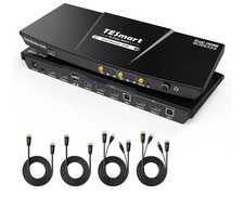 TESmart PAP KVM Switch 2 Monitors 2 Computers HDMI 4K@30Hz MSRP: $169 picture