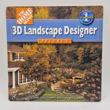 VINTAGE 2003 Broderbund 3D Home Landscape Designer Deluxe 5 PC CD Software Desig picture