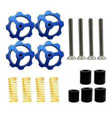 TIOPY 17 Pcs 3D Printer Hotbed Leveling Kit for Ender 3/3 Pro | 4 pcs Blue Al... picture