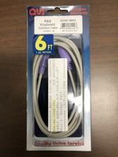 QVS 6' PS/2 Keyboard/Mouse Extension Cable Mini 6M/F CC321-06S picture