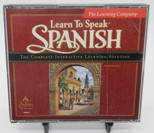 LEARN TO SPEAK SPANISH - COMPL. INTERACTIVE LEARNING VER. 8.0, 4-DISC PC CD-ROM picture