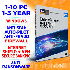 Bitdefender Internet Security 2024 1-3-5-10 PC 1/2 years (USA / Canada only) picture