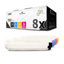 8x Toner for OKI MC 860 like CMYK picture