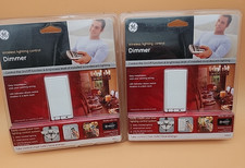 GE Z-Wave In-Wall Wireless Lightning Control Dimmer Switch Lot of 2 open package picture
