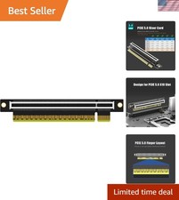 Right Angle PCIe 5.0 X16 Riser Card - Perfect for Compact Server Environments picture