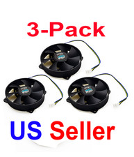 Cooler Master Round CPU Heatsink's Fan 4-Pin PWM Silent Quiet (3-Pack) picture
