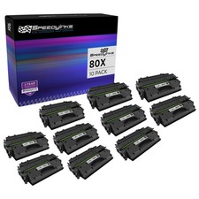 10 Pack Compatible Replacement CF280X 80X 80 Black Laser Toner Cartridge for HP picture
