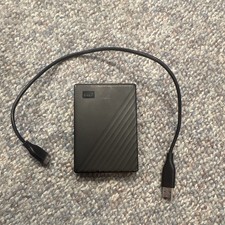 Western Digital My Passport USB 3.2 External HDD, 4 TB, Black - WDBPKJ0040BBK picture