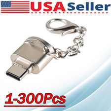 TypeC To Micro SD TF Card Reader OTG USB Adapter Converter For Samsung Phone Lot picture