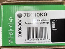New Lexmark 78C10K0 Black Toner Cartridge picture
