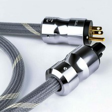 HIFI US Power Cable OCC Copper AC Audio Power Cord with Gold Plated Power Plug picture