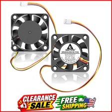 40mm Fan 3-Pin 12V 40x40x10mm Mini Computer Case PC CPU Fans 2-Pack picture