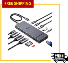 UGREEN Revodok Pro 12-in-1 Docking Station Triple 4K 2 HDMI DP 10G USB 100W PD picture